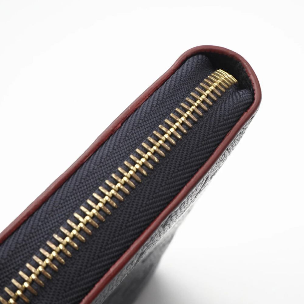 Louis Vuitton Monogram Empreinte Zippy Wallet Marine Blue Rouge Long Navy Blue - Picture 9 of 12